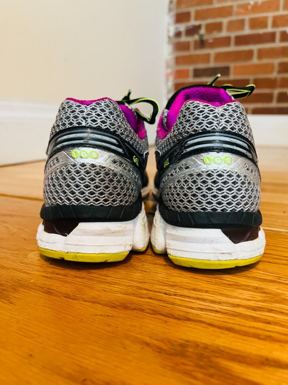 ASICS GT-2000 Running Walking Sneakers Shoes Silver Purple Womens Size 10.5 - Picture 7 of 16